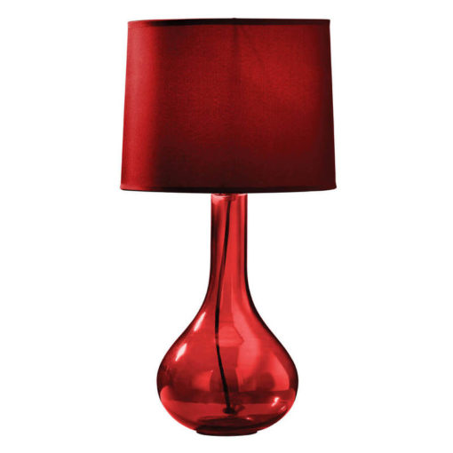 Élénk piros designer lámpa