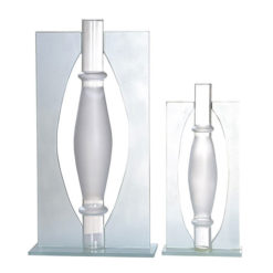 Képkeret formájú üveg váza 35x17x7cm
