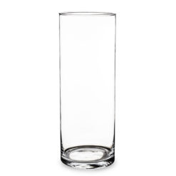 Csodás kristálytiszta üveg váza 40cm