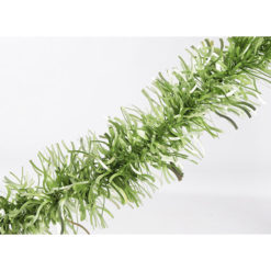 Karácsonyi girland, boa, almazöld színű, vastag, hullámos, 12cm széles és 2m hosszú