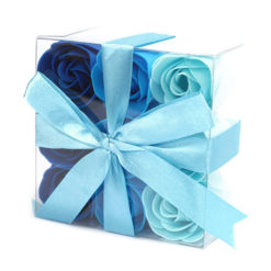 Luxus illatos rózsa szappan kék színekben 9db